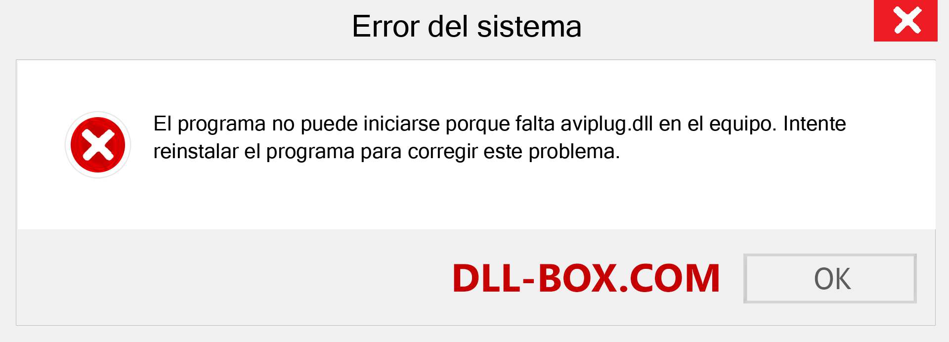 ¿Falta el archivo aviplug.dll ?. Descargar para Windows 7, 8, 10 - Corregir aviplug dll Missing Error en Windows, fotos, imágenes