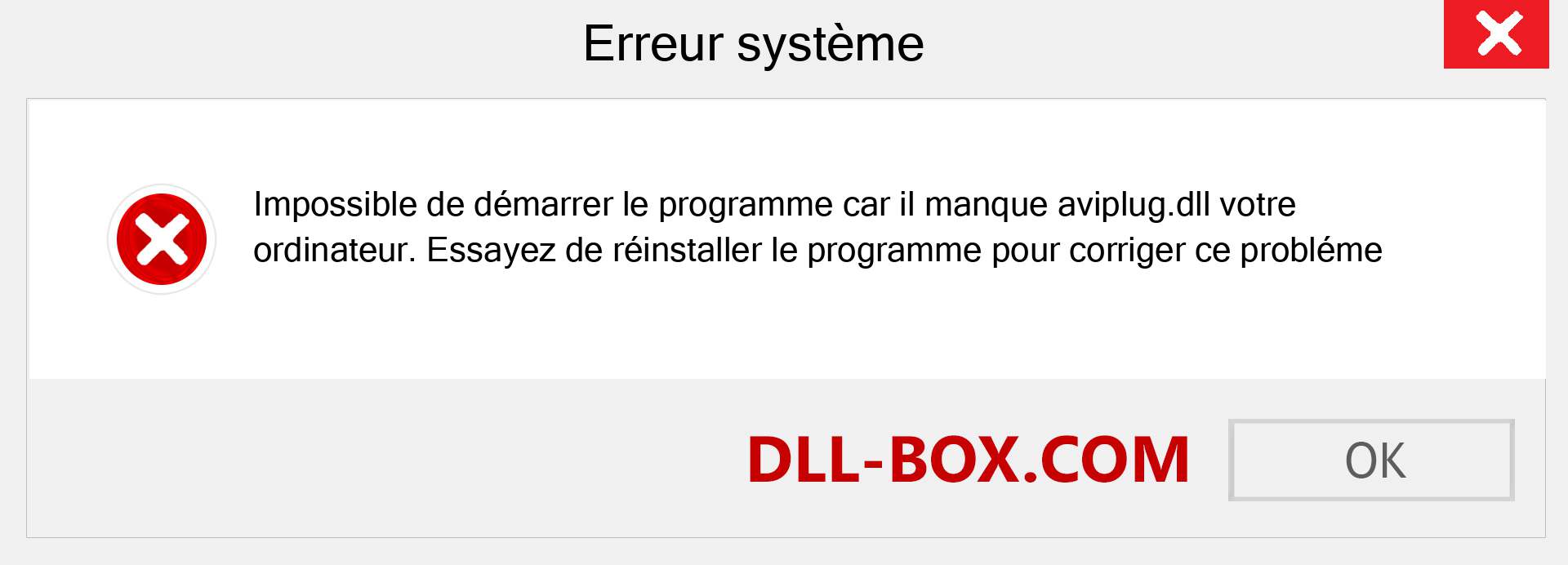 Le fichier aviplug.dll est manquant ?. Télécharger pour Windows 7, 8, 10 - Correction de l'erreur manquante aviplug dll sur Windows, photos, images